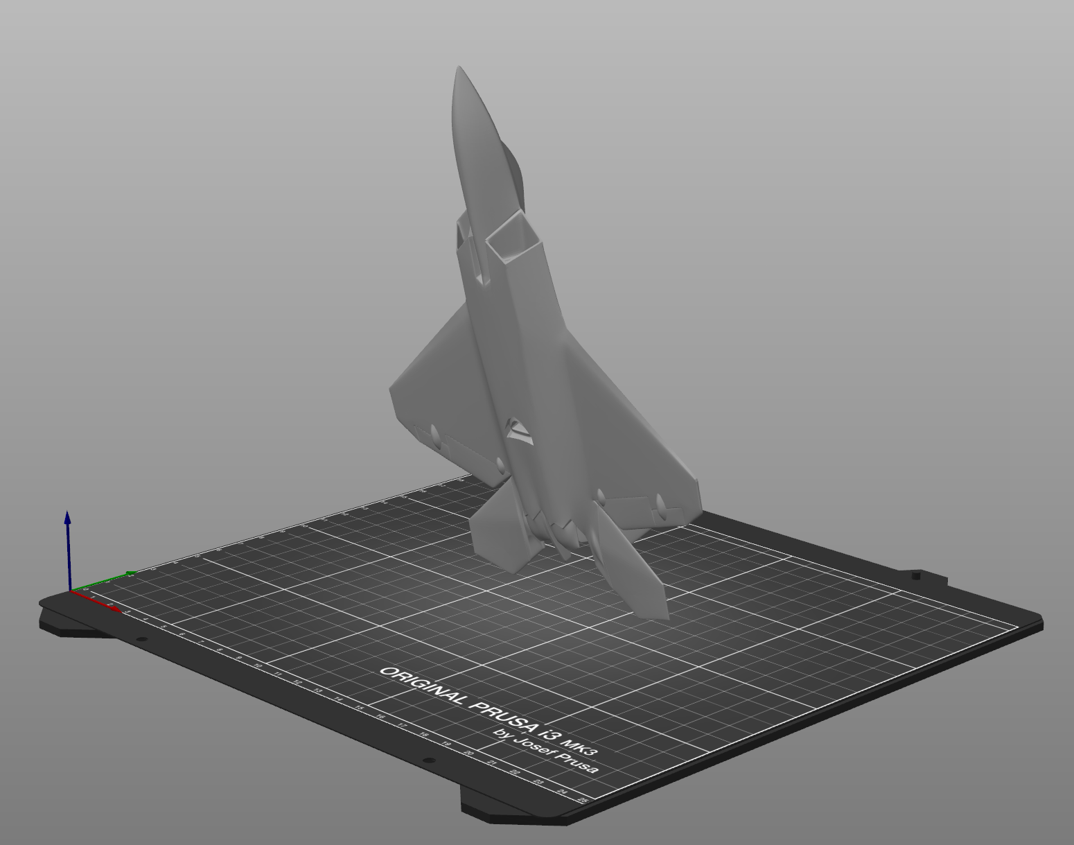 how-can-i-print-a-something-that-does-not-have-a-flat-side-f-22-model