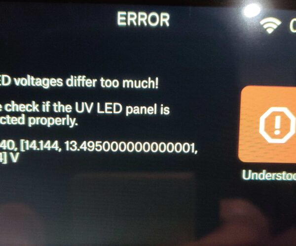 UV LED Error