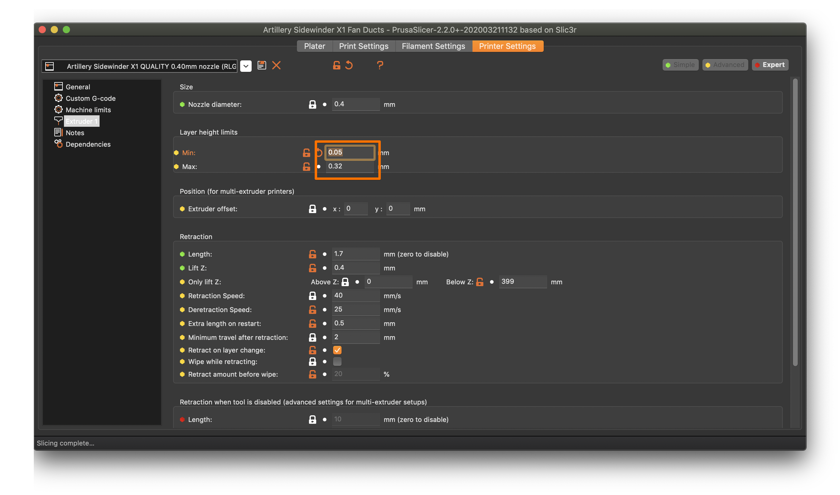 Layer Thickness Correction In One Layer PrusaSlicer Prusa3D Forum