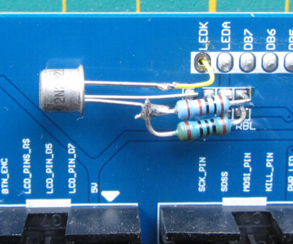 The one transistor two-resistor variable backlight mod