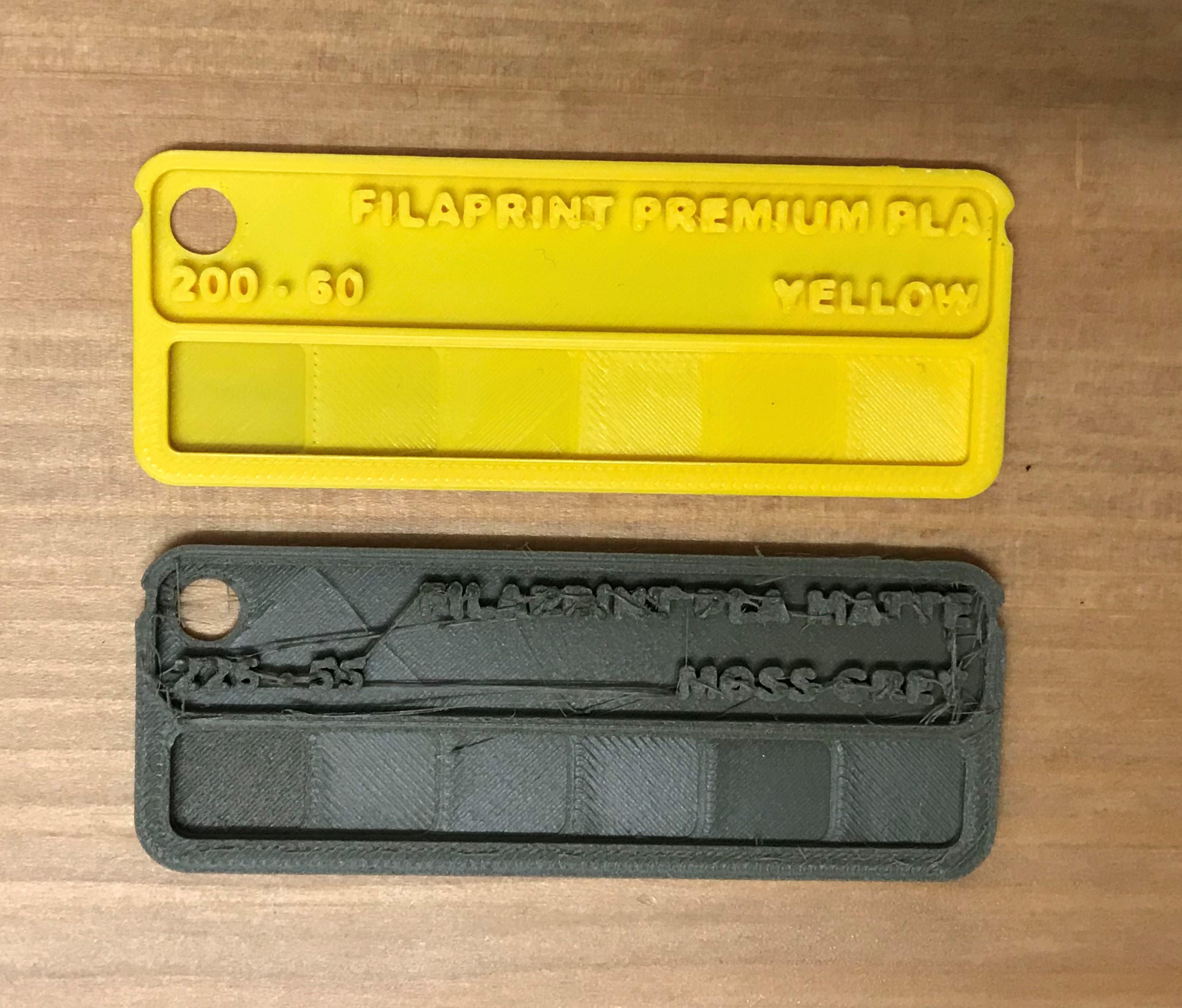 (Printing help) Grey I Prusa3D Matte do PLA How Moss print [stringing] this? Filaprint – – Forum