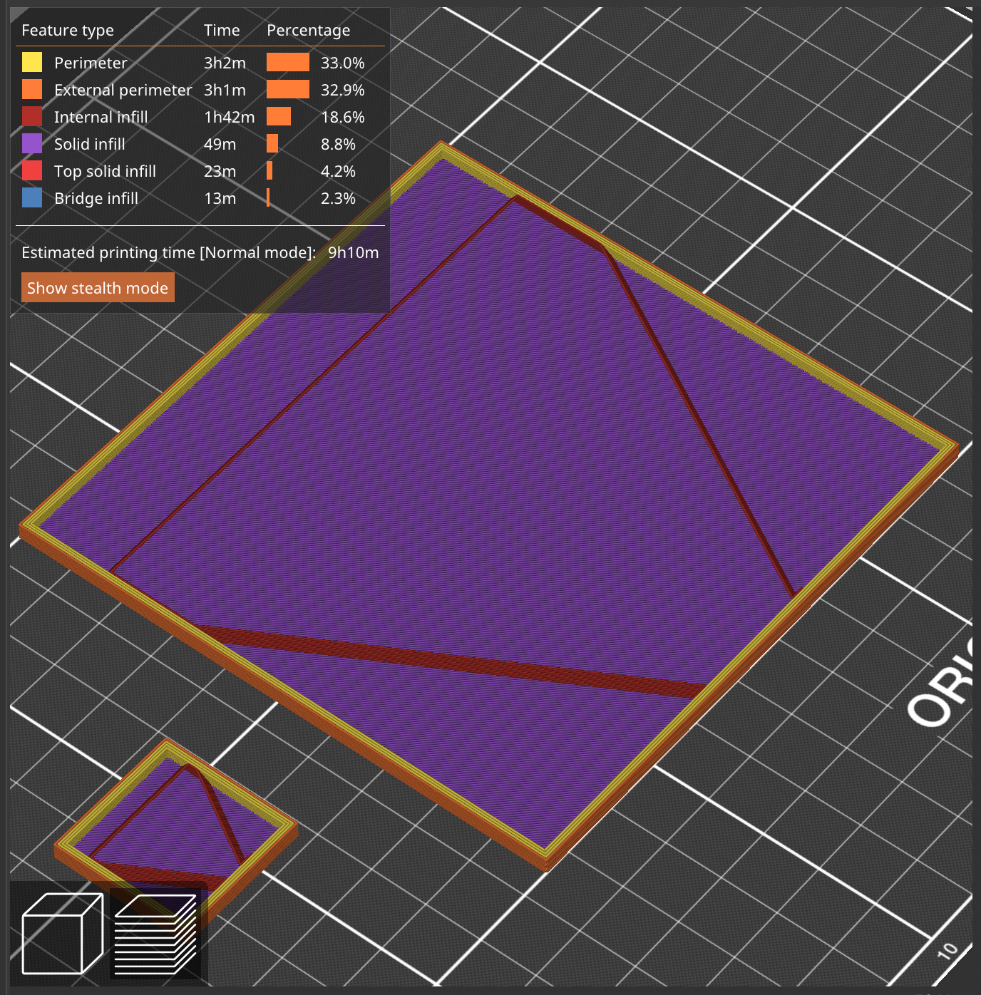 infill - Uselessly slow printing pattern for second-to-top layer