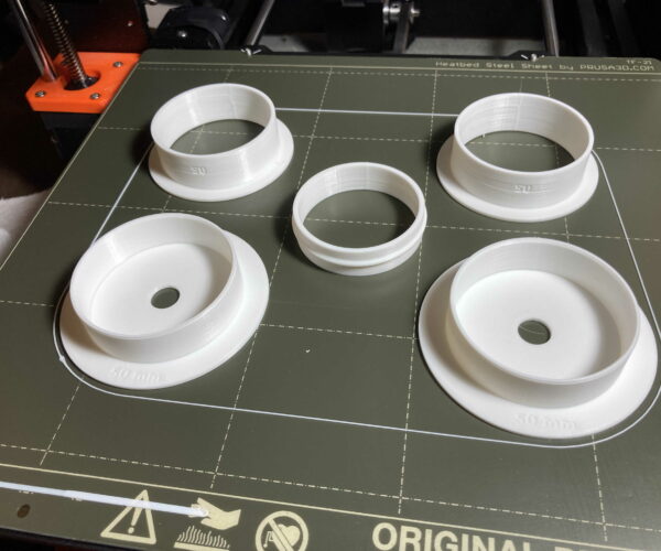 regular PLA parts for aligning other parts to be glued