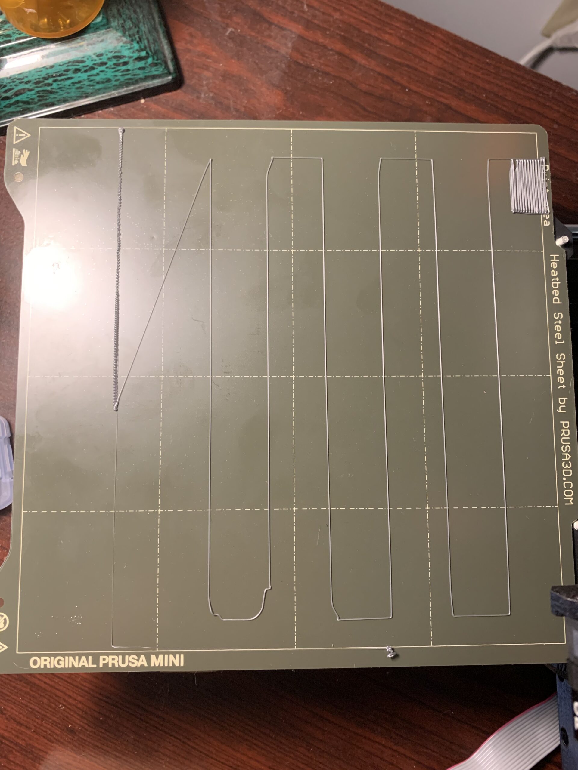 Y Z axis failure on wizard test, test print result