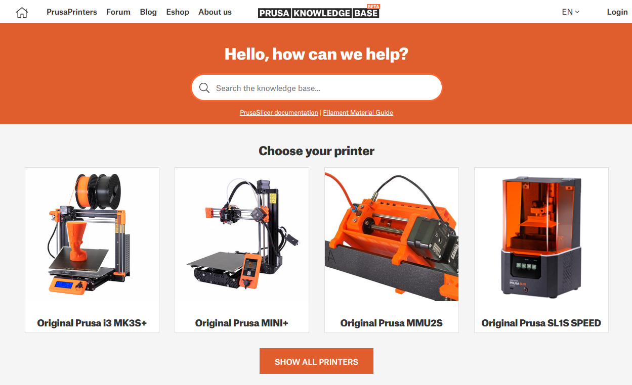 Support material  Prusa Knowledge Base