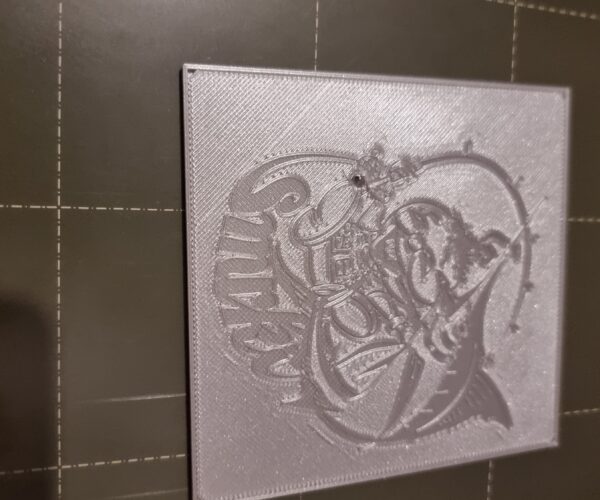 Print with a hole from nozzle