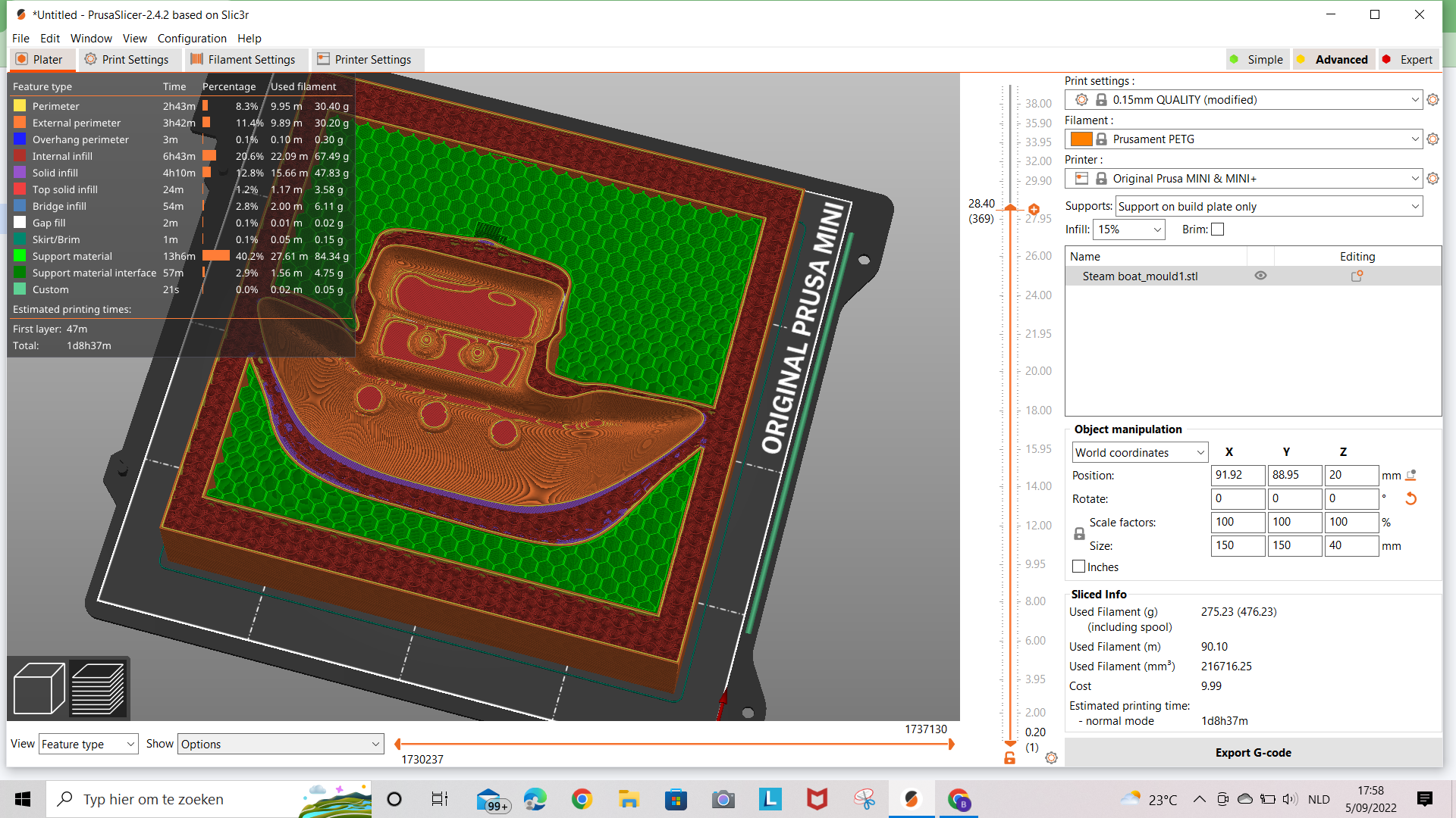 Why is PrusaSlicer adding this filament streak right in the middle of where  the print will go? – PrusaSlicer – Prusa3D Forum