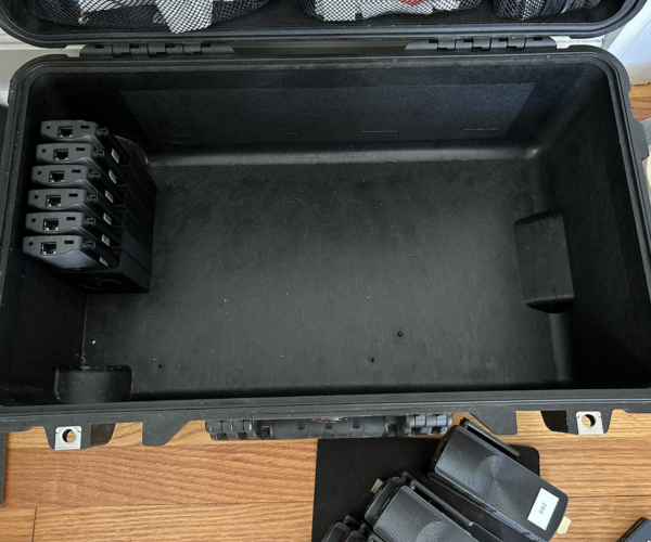 PeliCase with x6 Devices