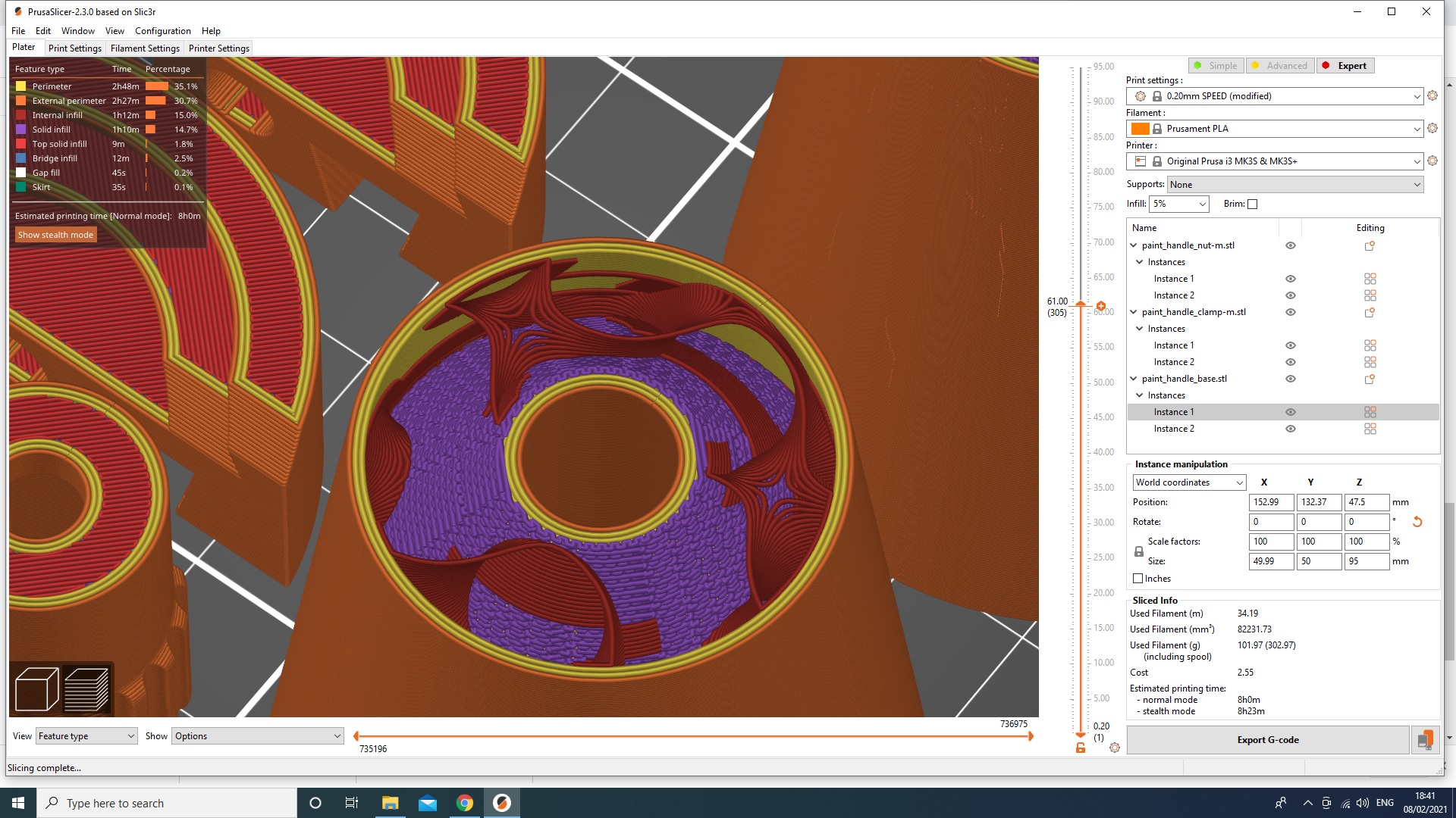 Prusa slicer